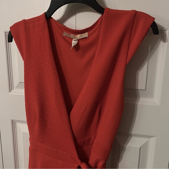 Hutch Anthropologie Orange Wrap Dress Size XS - Picture 3 of 11